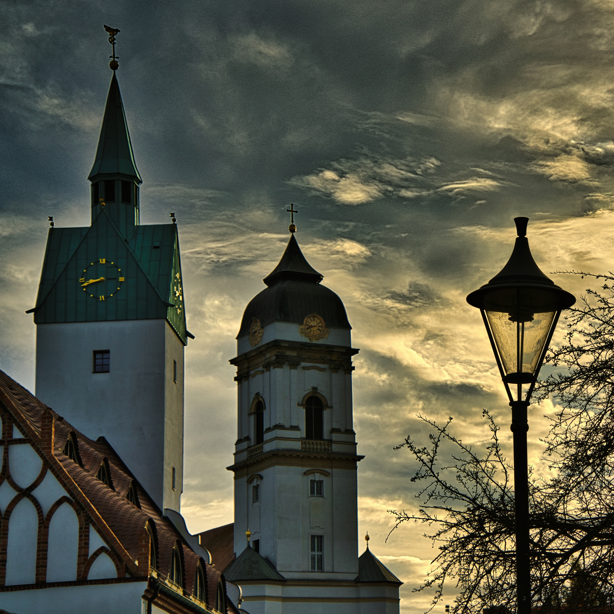 Zentrum Fürstenwalde Dom und Rathaus