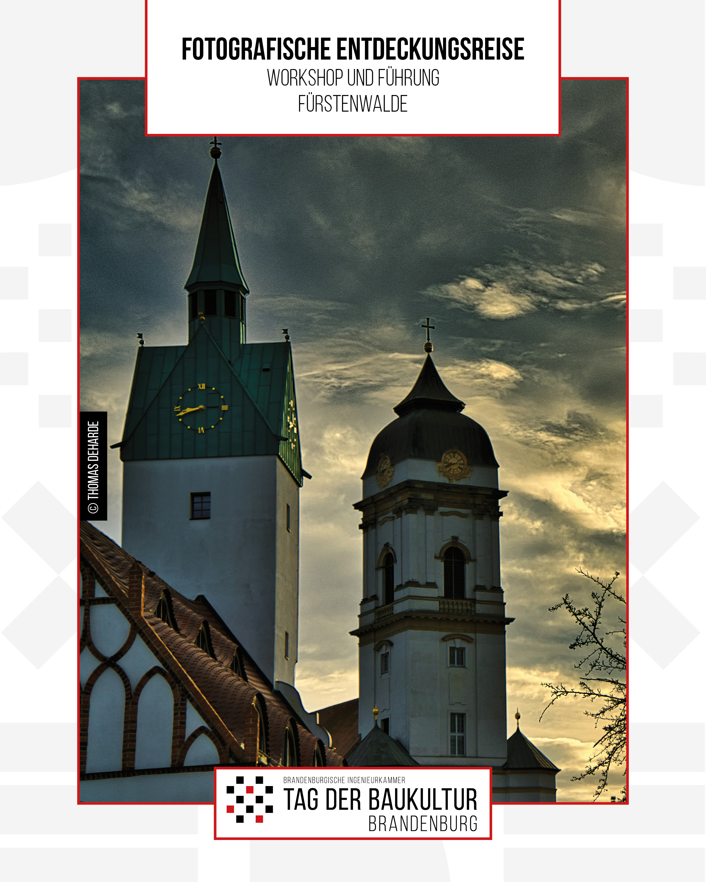 Zentrum Fürstenwalde Dom und Rathaus